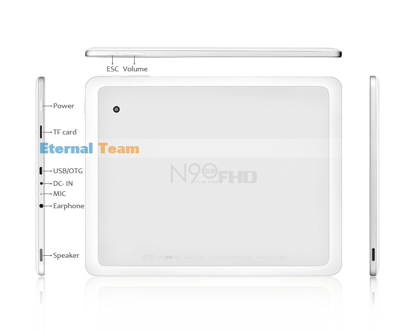 Yuandao Window N90FHD - планшетный компьютер, Android 4.1.1, SuperHD 9.7