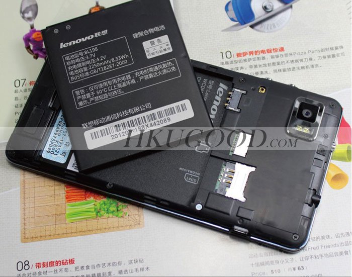 Lenovo LePhone K860 - смартфон, Android 4.0.3 (GUI - Clover), Samsung Exynos 4412 Quad Core (4x1.4GHz), HD 5