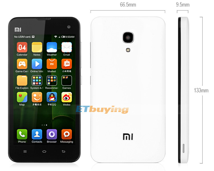 Xiaomi MI 2A - Смартфон, Android 4.1, Snapdragon S4 Pro 1.7GHz, Dual Sim, 4.5