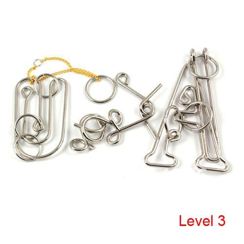 Металлические кольца-магниты с 6 уровнями