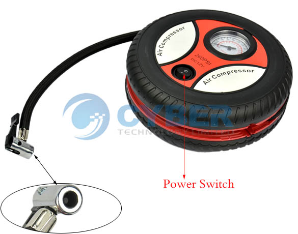 Универсальный воздушный компрессор, насос, 260PSI, DC12V