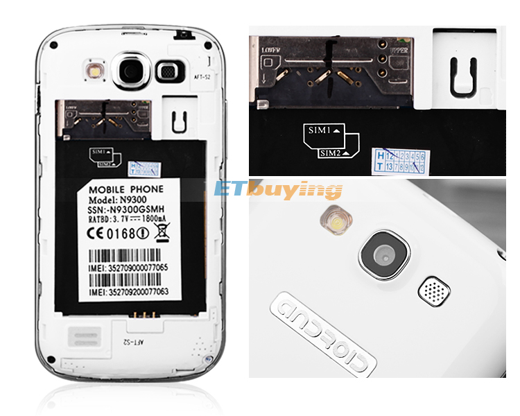 Feiteng mini 9300 - , Android 4.0, Dual Sim, Spreadtrum SC6820A 1.0Ghz, 3.5