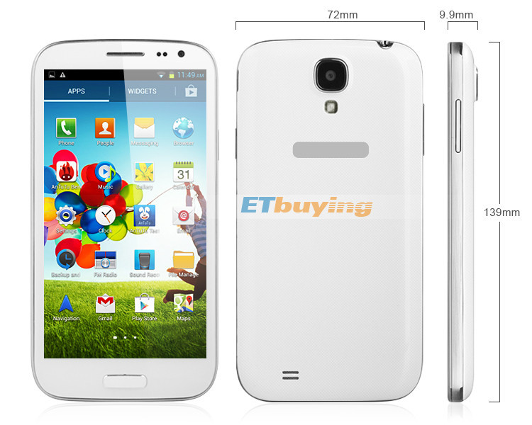 U9501 - , Android 4.2, MTK6589 1.2 GHz, 5