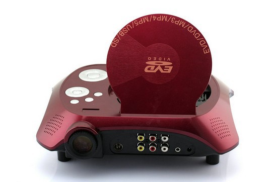 SCA-0648 - Портативный HD проектор, SD, USB, DVD, TV