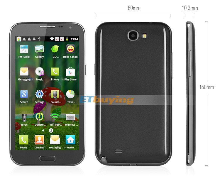 ET N7175, , Android4.1, MTK6575 1.0GHz, Dual SIM, 5.3