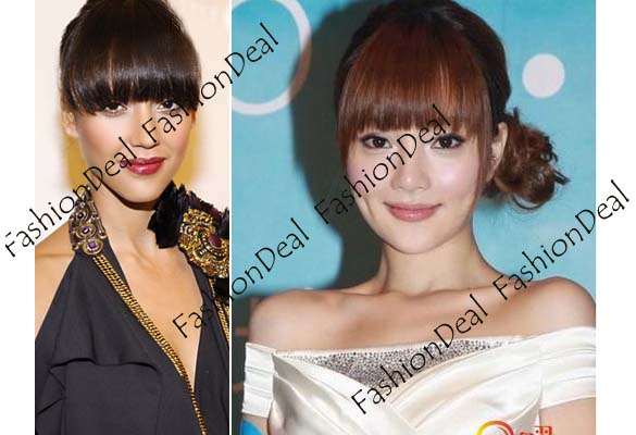 Черная челка, 6 шт