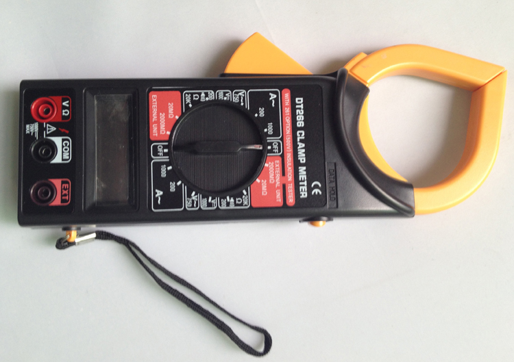 Портативный мультиметр-тестер, 230 мм х 70 мм х 37 мм, Максимальное входное напряжение: 750V A.C.