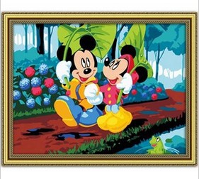 Набор для росписи маслом Микки 20х30