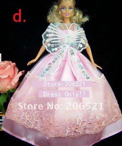 Свадебное платье для куклы Барби