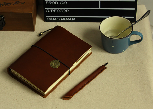 Кожаный блокнот