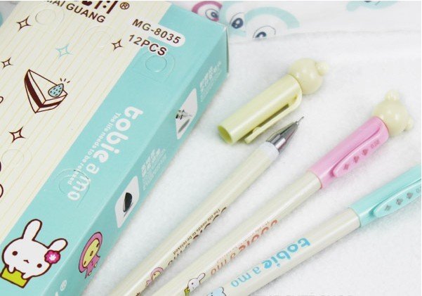 Гелевая ручка Медвежонок, 12 штук