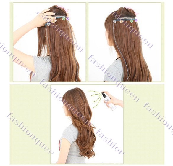 Искусственные волосы для наращивания