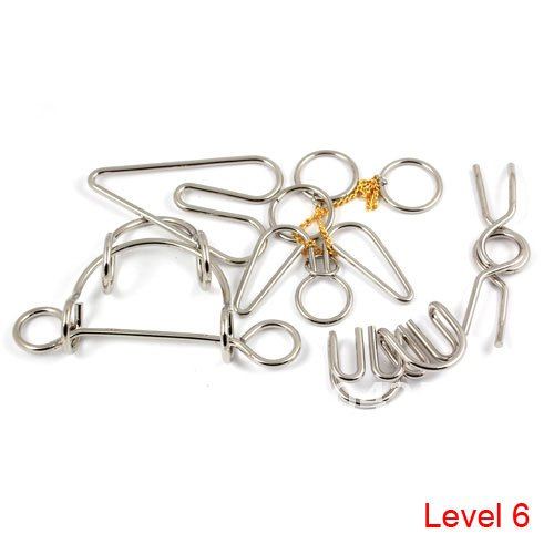 Металлические кольца-магниты с 6 уровнями