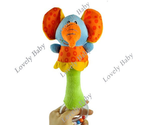 Мягкая игрушка погремушка В мире животных