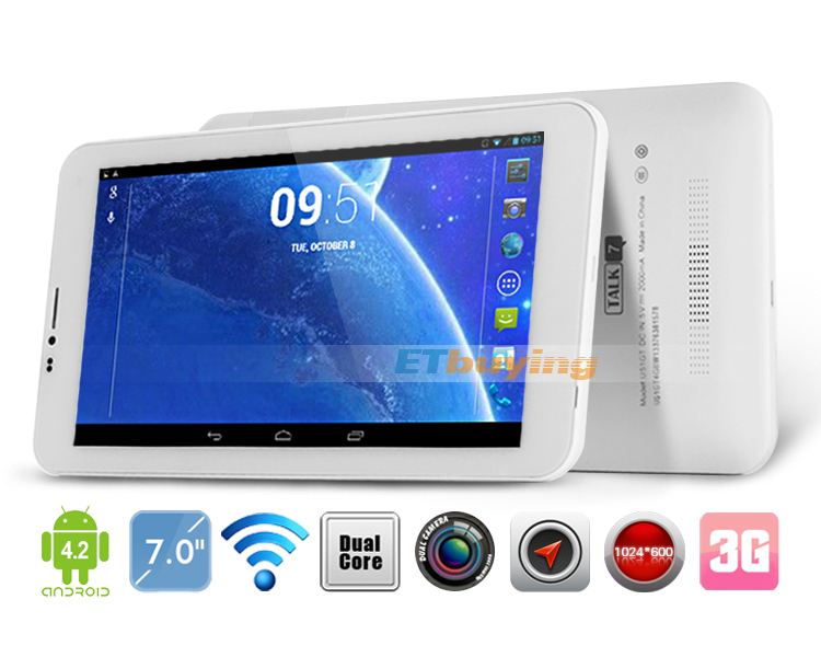 Cube U51GT Talk 7 -  , Android 4.2, MTK8312 Dual Core 1.3GHz, 7