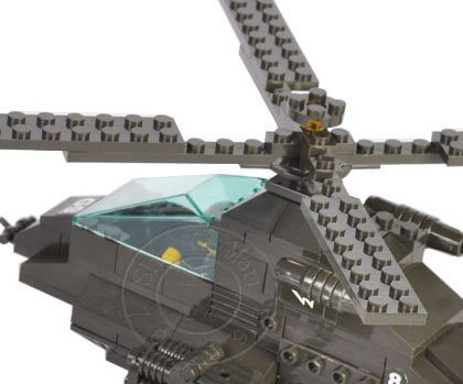 Детский контруктор боевой вертолет Апачи