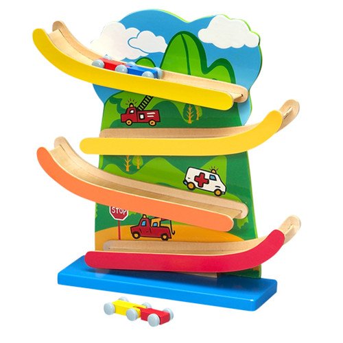 Инерционная деревянная игрушка Гонки