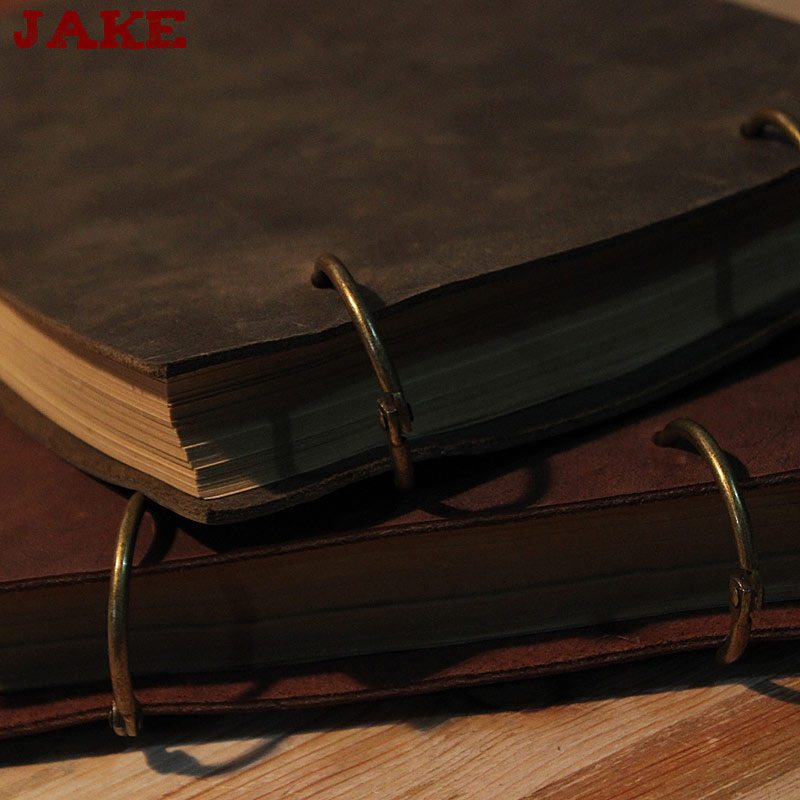 Блокнот из воловьей кожи