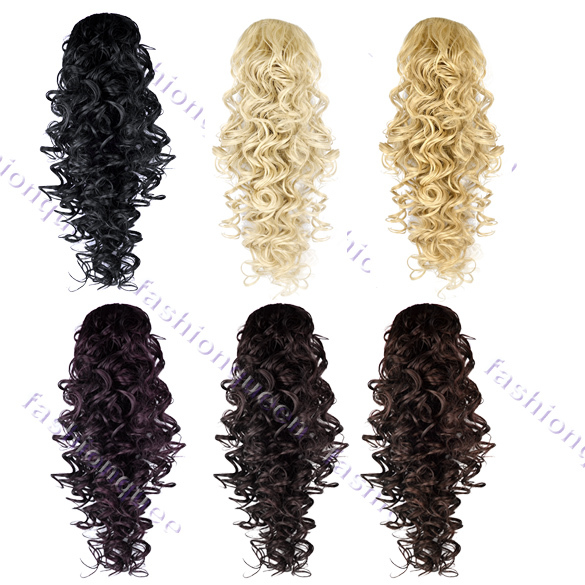 Темно-коричневые волнистые волосы