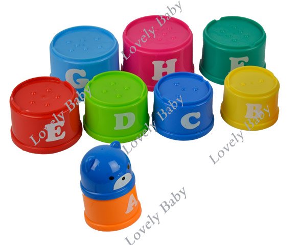 Развивающая игрушка Пирамида, 9 предметов