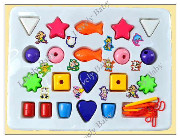 Развивающая игра Бусы