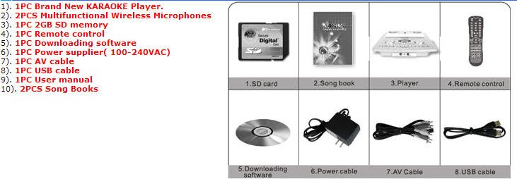 KOD-100 - Портативное караоке, MIDI, JPEG, SD