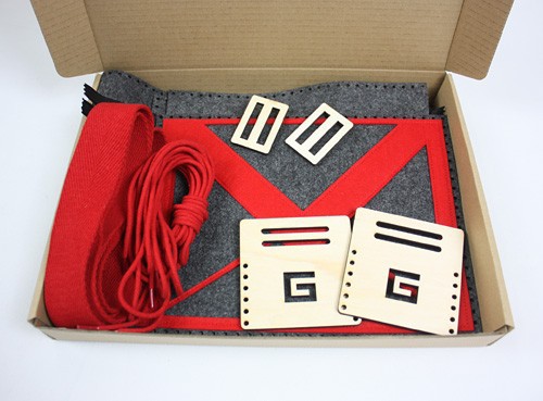 Войлоковая сумка на ремне DIY Gmail