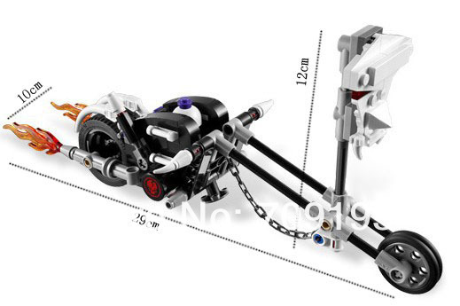 Конструктор призрачный наездник на мотоцикле, 156 деталей