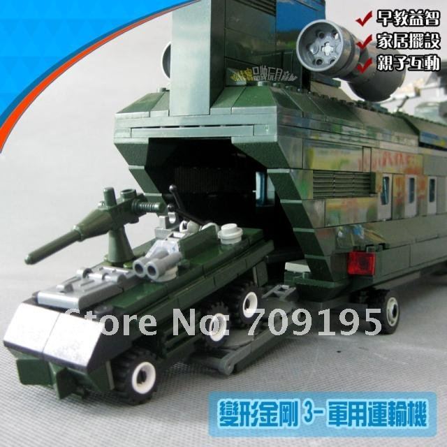 Конструктор военный вертолет, 622 детали