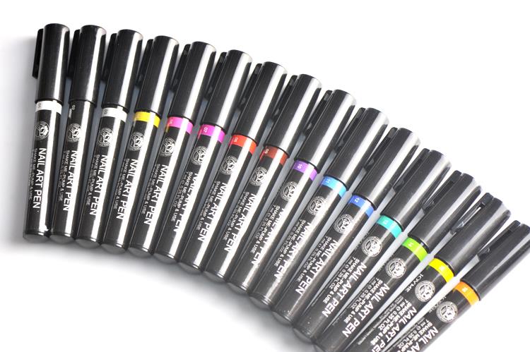 Ручка для нейл-арта, 16 цветов на выбор