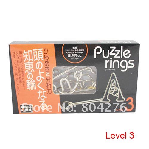 Металлические кольца-магниты с 6 уровнями