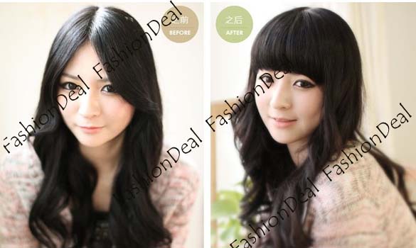 Черная челка, 6 шт