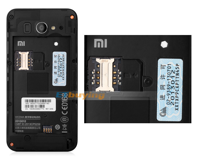Xiaomi MI 2S - , Android 4.1, Qualcomm Snapdragon600 Quad Core 1.7GHz, 4.3