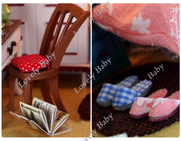 Кукольный домик с фурнитурой