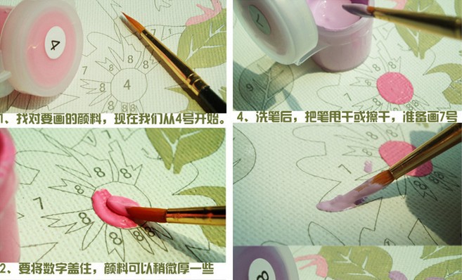 Набор для росписи маслом Первый поцелуй 30х40