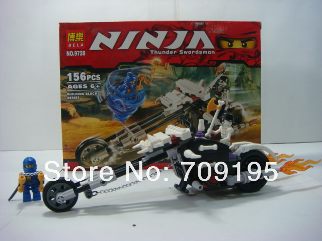 Конструктор призрачный наездник на мотоцикле, 156 деталей