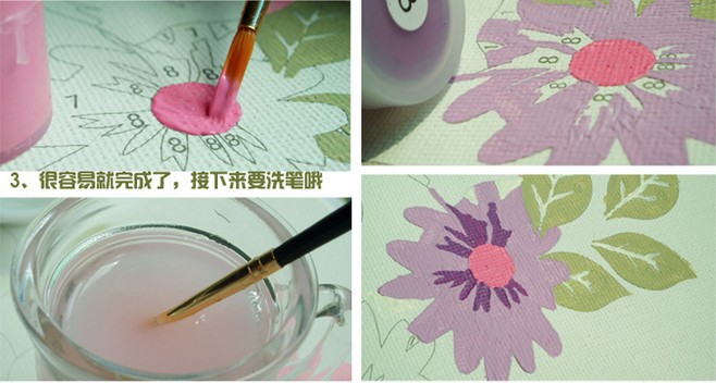 Набор для росписи маслом Первый поцелуй 30х40