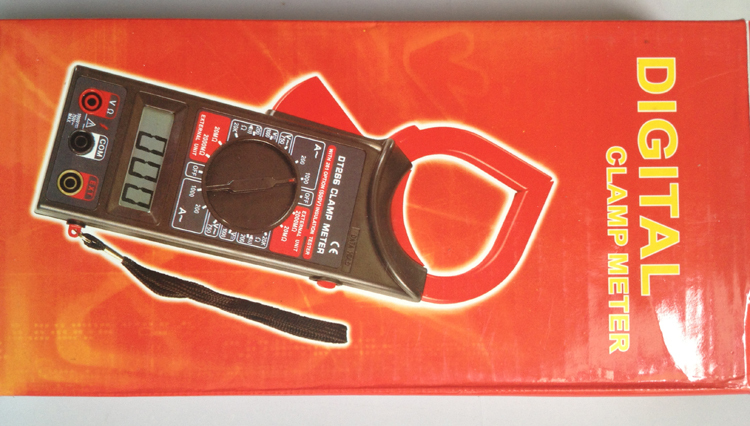 Портативный мультиметр-тестер, 230 мм х 70 мм х 37 мм, Максимальное входное напряжение: 750V A.C.