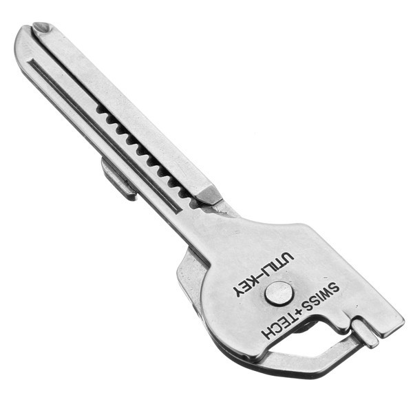 Многофункциональный ключ 6 в 1. Ключ-отвёртка, открывалка для бутылок, крестообразная отвёртка, зазубренное лезвие, прямое лезвие, микроотвёртка