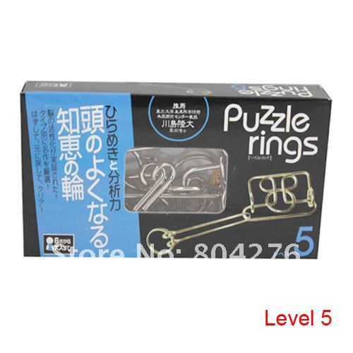 Металлические кольца-магниты с 6 уровнями