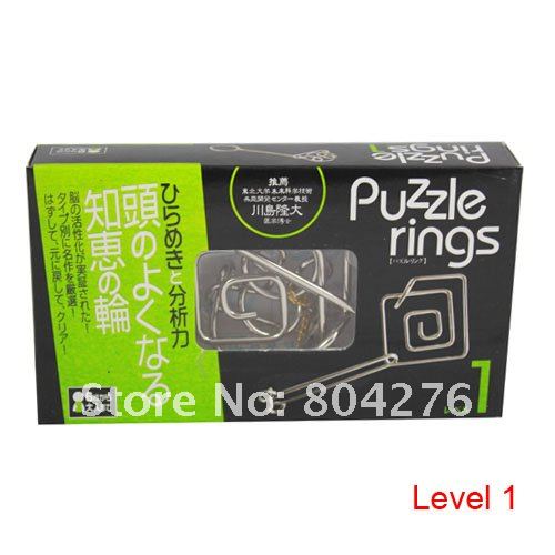 Металлические кольца-магниты с 6 уровнями