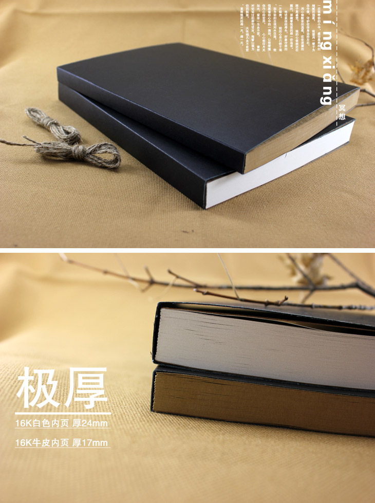 Кожаный блокнот из воловьей кожи