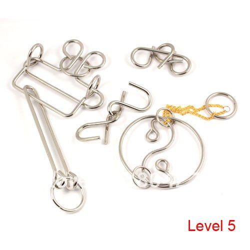 Металлические кольца-магниты с 6 уровнями