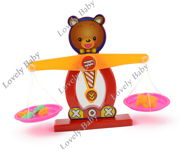 Развивающая игрушка Весы-медведь
