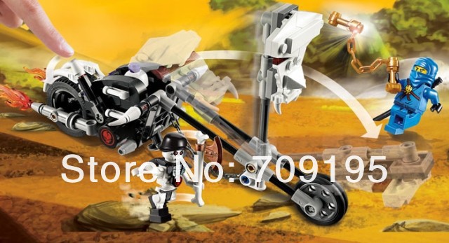 Конструктор призрачный наездник на мотоцикле, 156 деталей