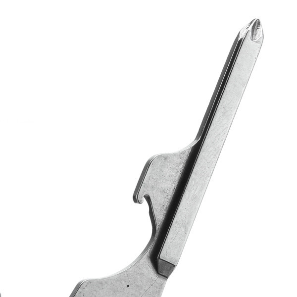 Многофункциональный ключ 6 в 1. Ключ-отвёртка, открывалка для бутылок, крестообразная отвёртка, зазубренное лезвие, прямое лезвие, микроотвёртка