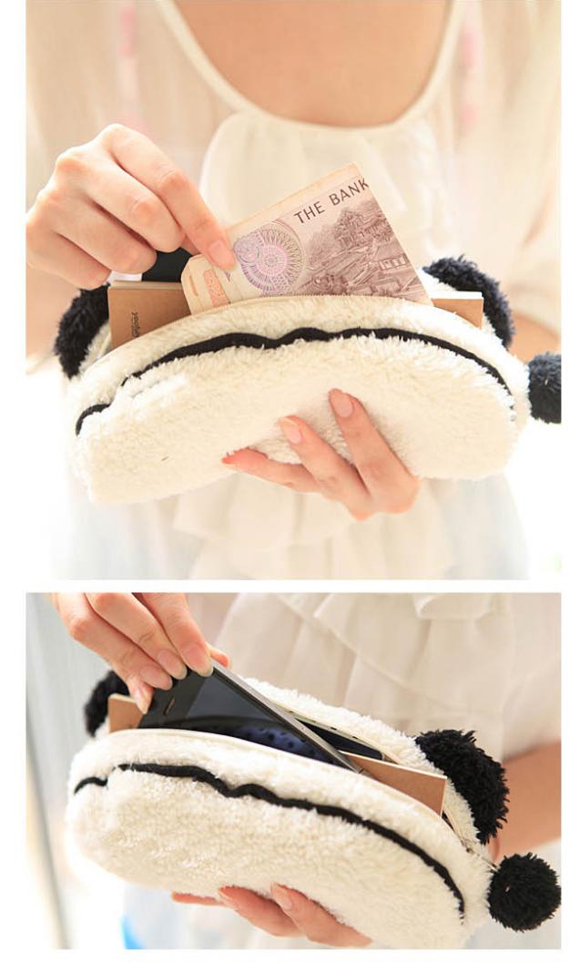 Клатч плюшевый Панда