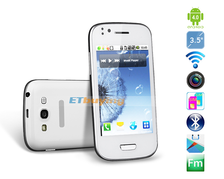 Feiteng mini 9300 - , Android 4.0, Dual Sim, Spreadtrum SC6820A 1.0Ghz, 3.5