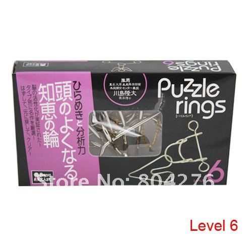 Металлические кольца-магниты с 6 уровнями