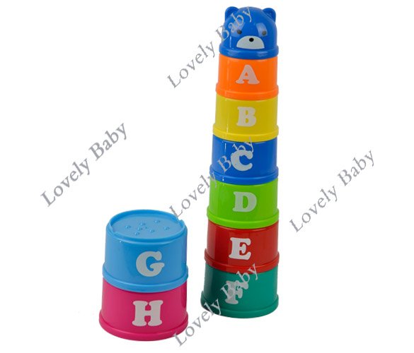 Развивающая игрушка Пирамида, 9 предметов